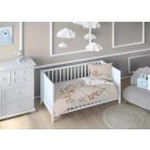 Pamut ágynemű huzat 100*135 cm - Kis őzikék bézs