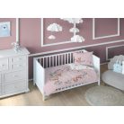 Pamut ágynemű huzat 100*135 cm - Kis őzikék rózsaszín