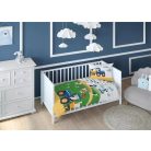 Pamut ágynemű huzat 90*120 cm - Napos farm kék traktorral