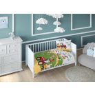 Pamut ágynemű huzat 90*120 cm - Napos farm piros traktorral