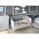 Pamut ágynemű huzat 90*120 cm - Legjobb barátja bézs