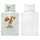 Pamut ágynemű huzat 90*120 cm - Legjobb barátja menta