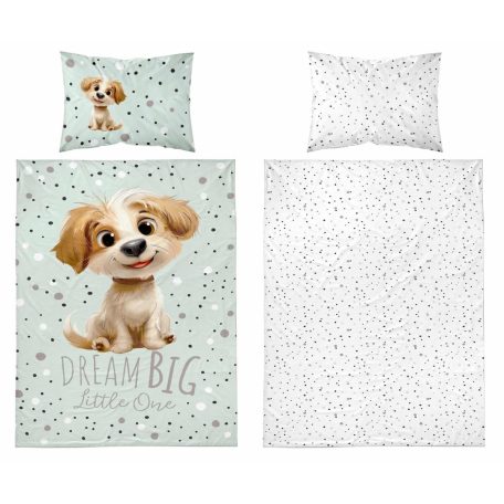 Pamut ágynemű huzat 90*120 cm - Legjobb barátja menta