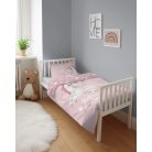 Pamut ágynemű huzat 90*120 cm - Believe in magic púderrózsaszín 