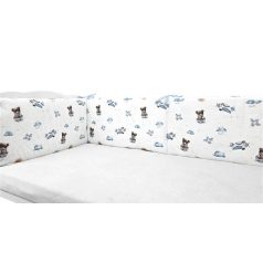 Baby Shop fejvédő kiságyba - Kék maci