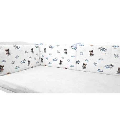 Baby Shop fejvédő kiságyba - Kék maci