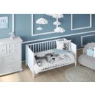 Pamut ágynemű huzat 90*120 cm - Cica kék