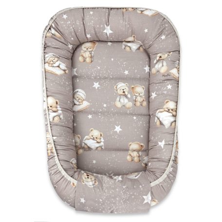 Baby Shop babafészek 55x75 cm - Jó Éjszakát bézs