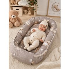 Baby Shop babafészek 55x75 cm - Jó Éjszakát bézs
