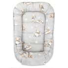 Baby Shop babafészek 55x75 cm - Jó Éjszakát szürke 
