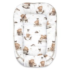 Baby Shop babafészek 55x75 cm - Mackó álom bézs