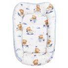 Baby Shop babafészek 55x75 cm - Mackó álom kék