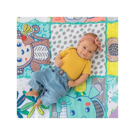 Infantino Giant Sensory Discovery óriás játszószőnyeg 121x121 cm