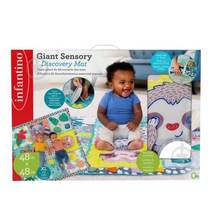 Infantino Giant Sensory Discovery óriás játszószőnyeg 121x121 cm