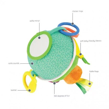 Infantino plüss játék - Busy Lil Sensory Ball 