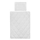 Vaganza vékony steppelt 2 részes babaágynemű 90x120 cm - fehér