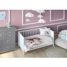 Pamut ágynemű huzat 100*135 cm - Egyszarvú rózsaszín