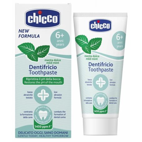 Chicco Menta ízű fogkrém fluoridos 50 ml xilittel 6 év+