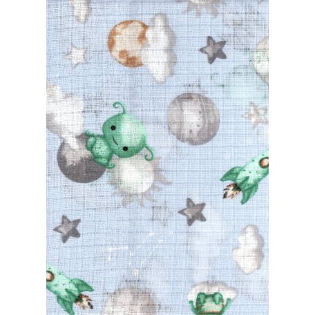 Mintás textil pelenka 1db-os - Marslakócska