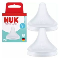 Nuk Perfect Match szilikon etetőcumi 2 db 3+hó  - M méret