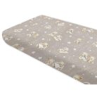 Baby Shop 60*120 cm pamut,gumis lepedő - Jó Éjszakát bézs 