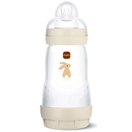 Mam 260 ml  Anti-Colic 2+ cumisüveg - Bézs nyuszi 