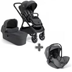   Joie Signature Finiti 3in1 babakocsi Ebony (i-Level Pro hordozóval)