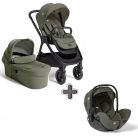 Joie Signature Finiti 3in1 babakocsi Evergreen (i-Level Pro hordozóval)