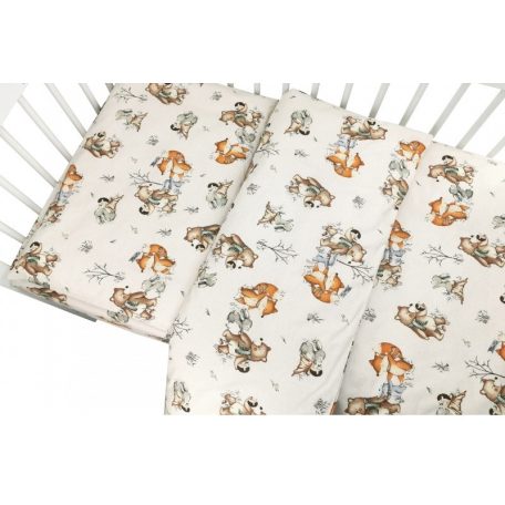 Baby Shop ágynemű huzat 90*120 cm - Róka és barátai 