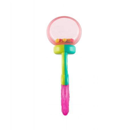 Canpol csörgő  56/127 rózsaszín/zöld/narancs