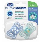 Chicco Physio Forma Light szilikon cumi 2 db, 6-16 hó zöld/kék