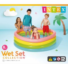 Intex sunset glow 4 gyűrűs medence 168X46 cm