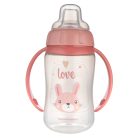 Canpol Trainig Cup Silicone cseppmentes itatópohár 320 ml - Nyuszi 