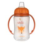 Canpol Trainig Cup Silicone cseppmentes itatópohár 320 ml - Róka 