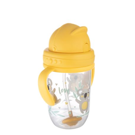 Canpol Cseppmentes szívószálas itatópohár nehezékkel 270 ml (6h+) - Koala 