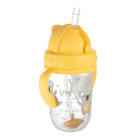 Canpol Cseppmentes szívószálas itatópohár nehezékkel 270 ml (6h+) - Koala 