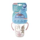 Canpol Cseppmentes szívószálas itatópohár nehezékkel 270 ml (6h+) - Cica