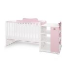 Lorelli Multi kombi ágy - White Orchid Pink 