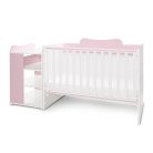 Lorelli Multi kombi ágy - White Orchid Pink 