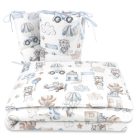 Baby Shop 3 részes ágynemű garnitúra - Kék repülő maci