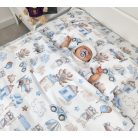 Baby Shop 3 részes ágynemű garnitúra - Kék repülő maci