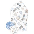 Baby Shop kókuszpólya 75x75cm - Kék repülő maci