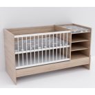 Baby Shop Basic – kombiágy (ágyneműtartó nélkül) sonoma tölgy