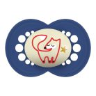 MAM Original Night 6 hó+ szilikon nyugtató cumi 2 db - kék róka/hold