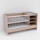 Baby Shop Basic – kombiágy (ágyneműtartó nélkül) sonoma tölgy