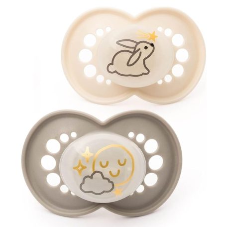 MAM Original Night 6 hó+ szilikon nyugtató cumi 2 db - Unisex