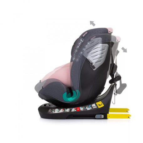 Chipolino Supreme autósülés Isofix 40-150cm - Flamingo 