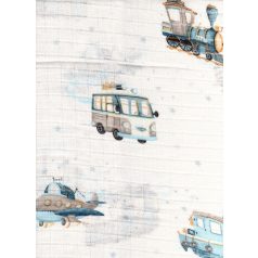Mintás textil pelenka 1db-os - Kék
Járművek