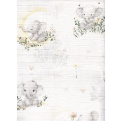 Mintás textil pelenka 1db-os - Kis elefánt