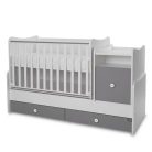 Lorelli Trend PLUS kombi ágy 70x165 - White Stone Grey ÚJ 